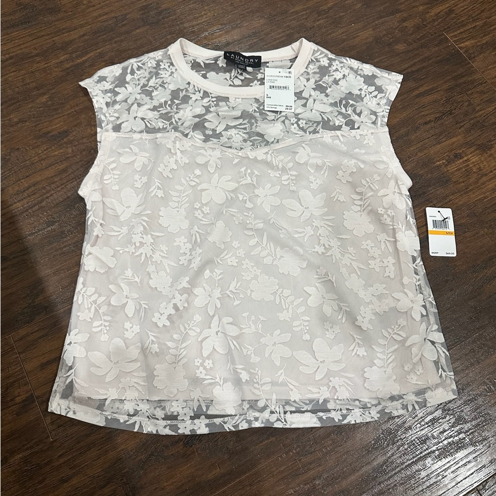 Laundry By Shelli Segal Women's Pink Sleeveless Top Size S/P/CH